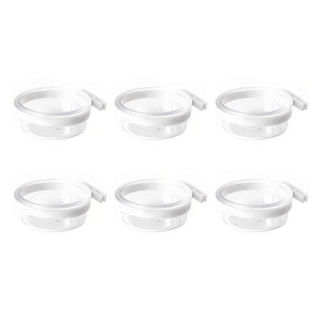 Kit Com 6 Porta Vitamina Cristal GG Para Pássaros