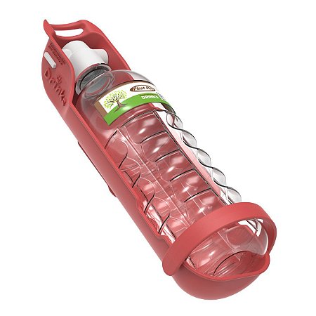 Bebedouro Portátil Vermelho Pet Drinks 500ml