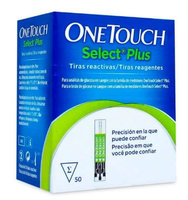 TIRAS REAGENTES ONE TOUCH SEL PLUS 50UN