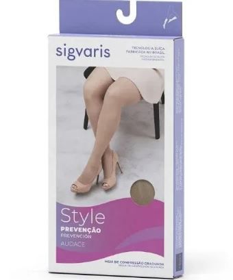 MEIA 3/4 SIGVARIS AUDACE 15-20MMHG G NATURAL