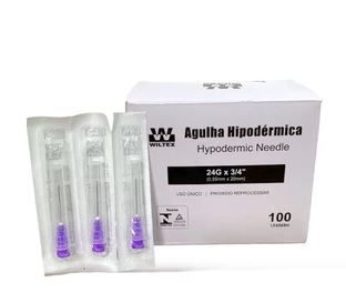 AGULHA HIPODERMICA 20X0,55 WILTEX