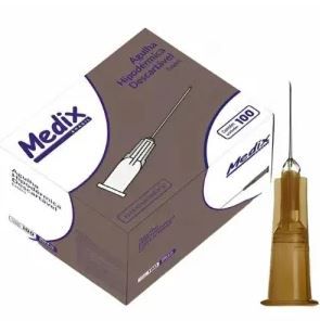 AGULHA HIPODERMICA 25X0,6 MEDIX