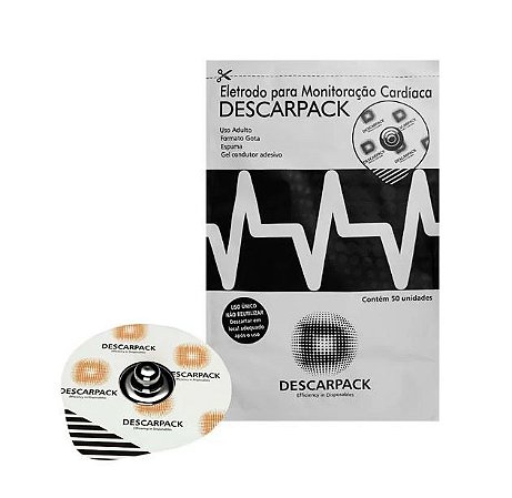 ELETRODO ADULTO C/50 DESCARPACK