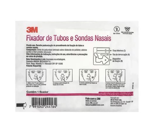 FIXADOR DE TUBOS SONDAS NASAL 3M