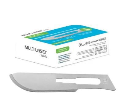LAMINA DE BISTURI 10 MULTILASER