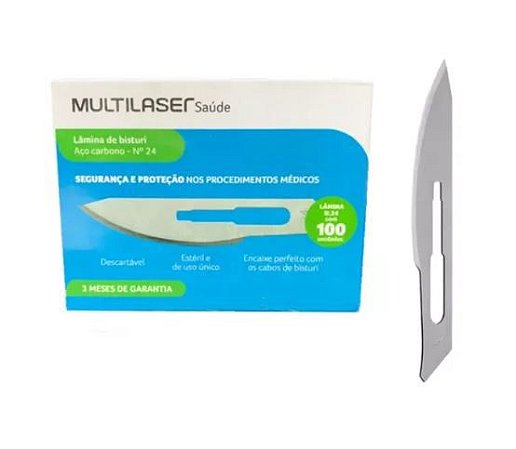 LAMINA DE BISTURI 24 MULTILASER