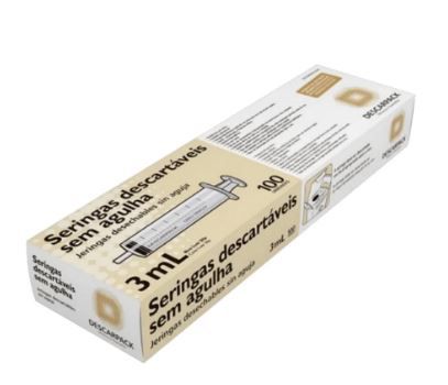 SERINGA 03ML SLIP DESCARPACK