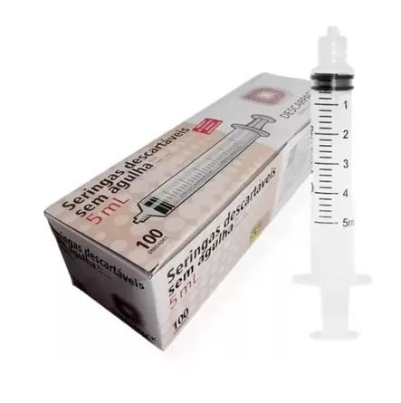 SERINGA 05ML LUER LOCK DESCARPACK