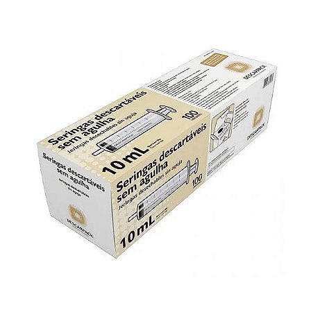 SERINGA 10ML SLIP DESCARPACK