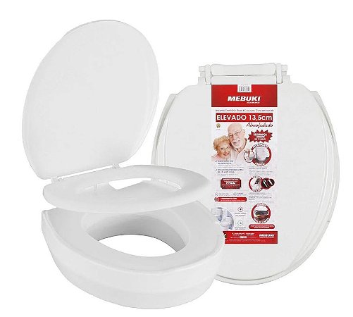 ASSENTO ELEVADO ALMOFADADO 13,5CM MEBUKI
