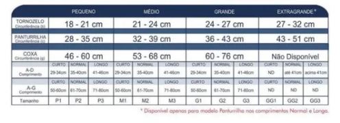 MEIA 3/4 SIGVARIS SELECT CONF PREMIUM ALGODAO 20-30MMHG PEQ LONGA