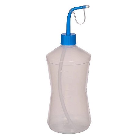 ALMOTOLIA 500ML TRANSPARENTE BICO CURVO J PROLAB