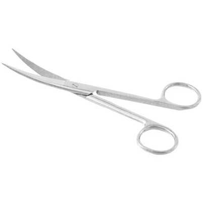 TESOURA CIRURGICA CURVA F/F 15CM VITAL