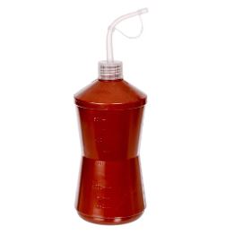 ALMOTOLIA 500ML AMBAR BICO CURVO J PROLAB