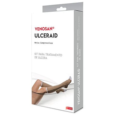 MEIA VENOSAN ULCERCOMFORT 30-45MMHG 3/4 CURTA M
