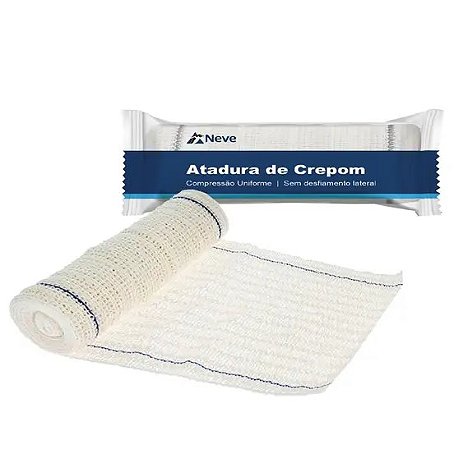 ATADURA DE CREPE 08 X 4,5(08 X 1,8) 13F NEVE