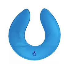 ALMOFADA GEL ASSENTO HIGIENICO AZUL NATURAL HC