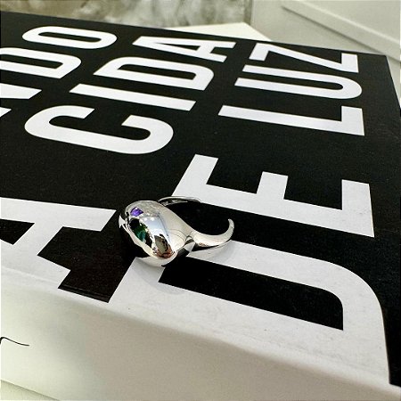 ANEL RÓDIO BRANCO MODERN BOLD AJUSTÁVEL