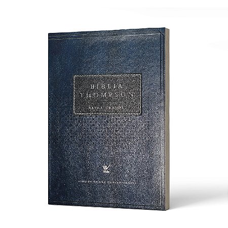BIBLIA DE ESTUDO THOMPSON LETRA GRANDE AZUL E PRETA -