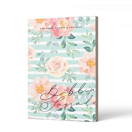 BIBLIA ARC 860 FLORAL CÁNTICO - LETRA NORMAL -