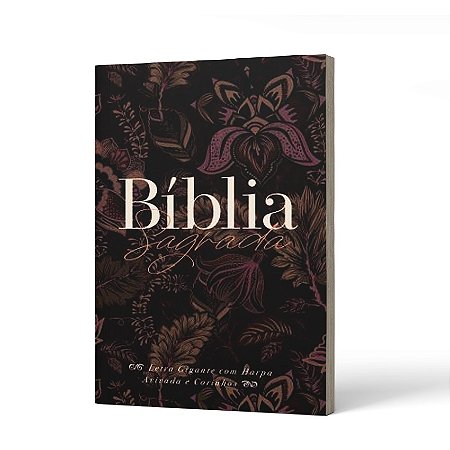 BIBLIA COM HARPA ARC LETRA GIGANTE PERFUME DE CRISTO -