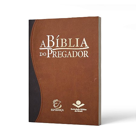 BIBLIA PREGADOR CP SINT MARROM CLARO/ESCURO -