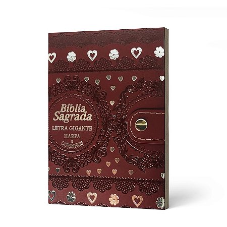 BIBLIA CAPA CARTEIRA PU LT GIGANTE COM HARPA 05 BORDO