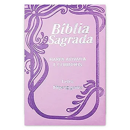 BIBLIA COM HARPA LETRA HIPERGIGANTE PLUS COM ZIPER