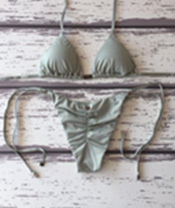 TANGA Biquini Ripple de Amarrar Shine Fendi UVTRIBE