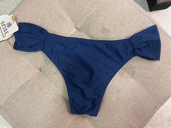 TANGA Biquini Borboleta Azul shine marinho UVTRIBE