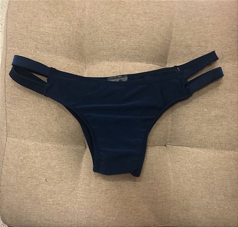 TANGA Biquini Preto de Elástico Duplo na Lateral UVTRIBE