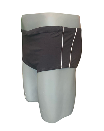 Sunga ARMY Preta Com Laterais Pretas Frisos Brancos UVTRIBE