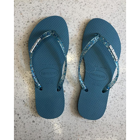 Havaianas Feminina Slim - Azul Claro