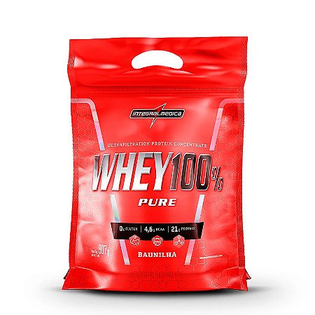 REFIL 100% WHEY INTEGRAL 900g - INTEGRAL MÉDICA