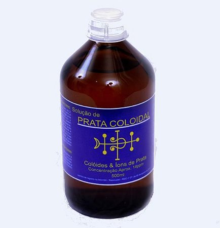 Prata Coloidal – Colloidal Silver – Argento Colloidale 500ml