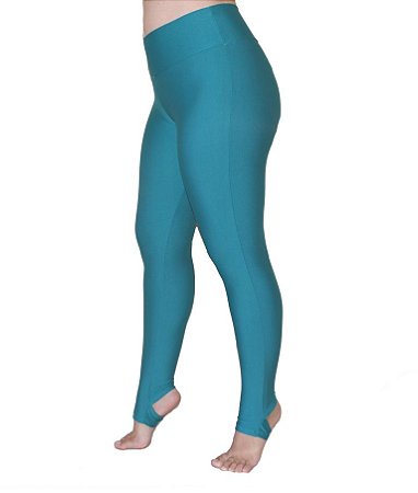 Calça Legging Cintura Média Pezinho Verde