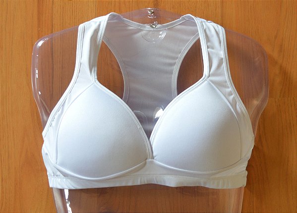 Bralette Nadador Bojo Cobertura Total - Branco - Bellagio