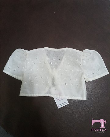 Bolero Isabel - 2 anos off white