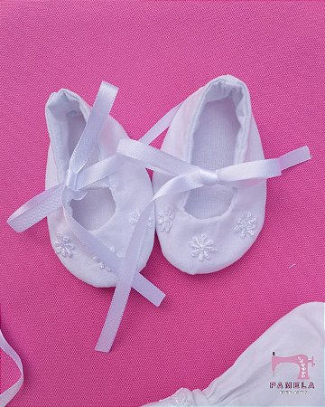 Sapatinho de bebê Santa Gianna