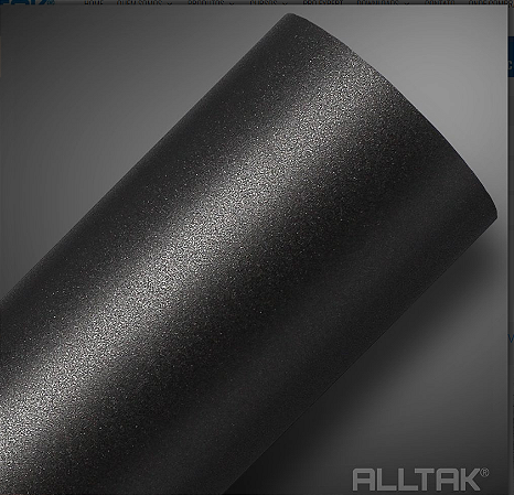 Vinil Impermeável Jateado Black 1,38 de largura - Alltak Tuning