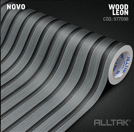 Vinil Impermeável Ripado Lean 1,22 de largura - Alltak Decor