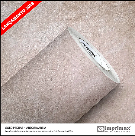 Vinil Impermeável Ardosia Areia - 1,22 de largura imprimax (vendido por metro)