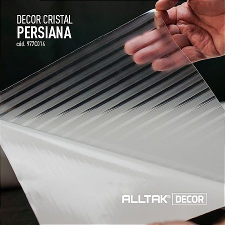 Vinil Jateado Persiana 1,22 de largura - Alltak