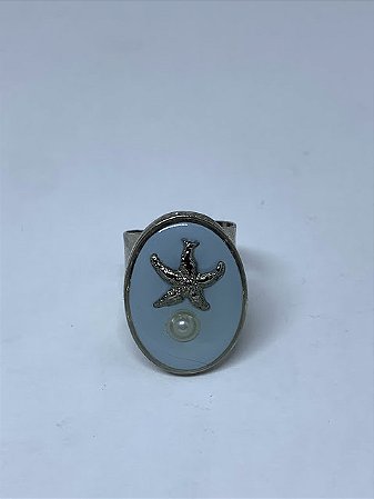 Anel Resinado De Orixas Luxo Iemanja