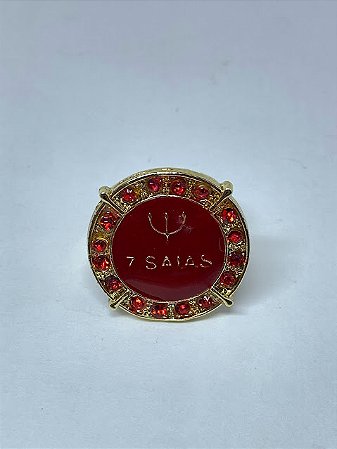 Anel Resinado De Orixas Luxo Sete Saias