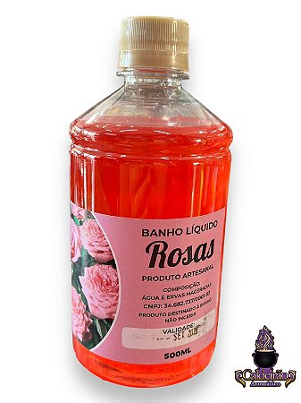 Banho Rosas Vermelhas 500Ml