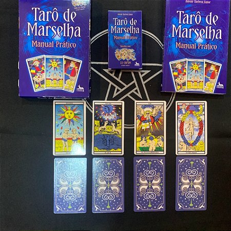 Baralho Box Taro De Marselha Manual Pratico Ed Anubis
