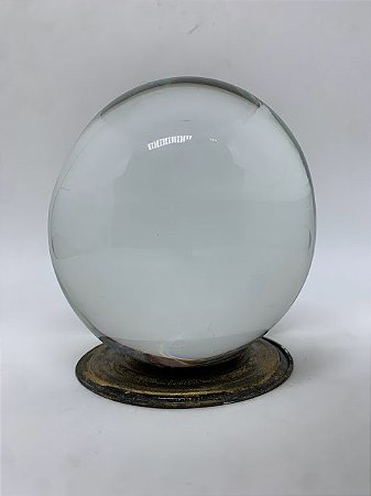 Bola De Cristal Com Base De Metal