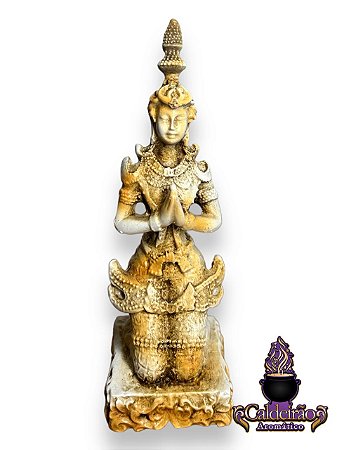 Buda Do Tibet 10Cm Sentado Rezando Em Resina