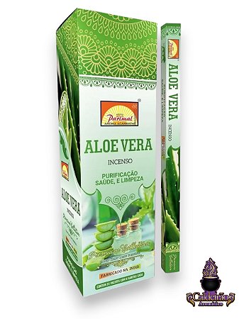 Incenso Parimal Aloe e Vera 08  Varetas